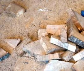 Деревянные бруски 70х70 мм - тип 2