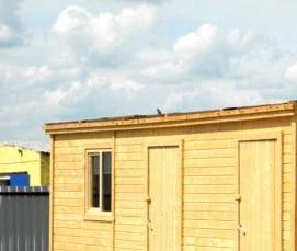 Деревянные бытовки 6 на 3 метра - модель 3