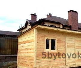 Деревянные бытовки 6 на 3 метра - модель 2