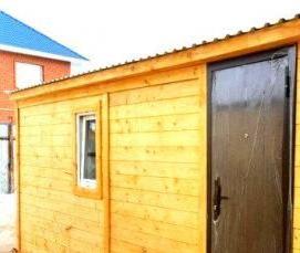 Деревянные бытовки от производителя - модель 2