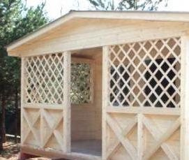 Деревянные бытовки с доставкой - тип 4