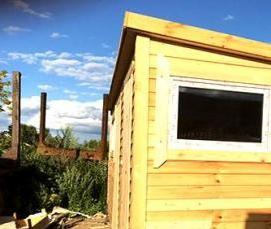 Деревянные бытовки с доставкой - тип 3