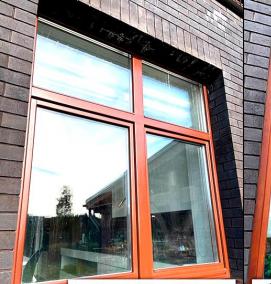 Деревянные фасадные окна - тип 3