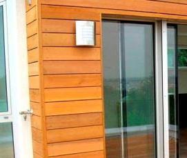 Деревянные фасадные панели - вариант 1