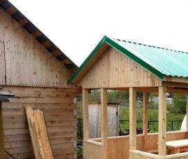 Деревянные летние беседки - модель 3