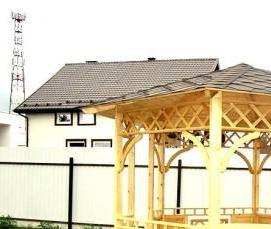 Деревянные летние беседки - модель 2