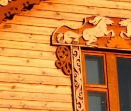 Деревянные наличники на пластиковые окна - тип 1