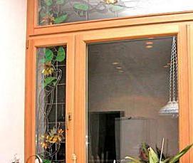 Деревянные окна без обсады - модель 3