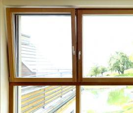 Деревянные окна без обсады - модель 2