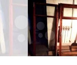 Деревянные окна без стекла - тип 4