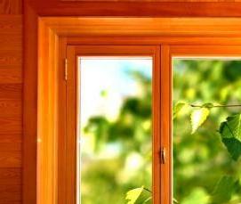 Деревянные окна из дуба - модель 4