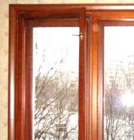 Деревянные окна из лиственницы - тип 3