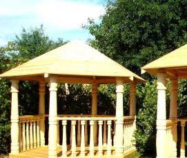 Деревянные окна полукруглые - модель 1