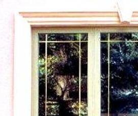 Деревянные окна со шпросами - вариант 1