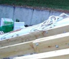 Деревянные опорные балки - тип 3