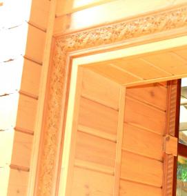 Деревянные откосы на окна наружные - вариант 3