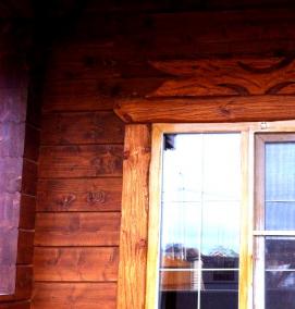 Деревянные откосы на окна наружные - вариант 2