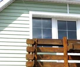 Деревянные перила для балкона - тип 1