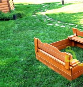 Деревянные песочницы для детей - модель 2