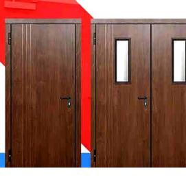 Деревянные противопожарные двери - вариант 3