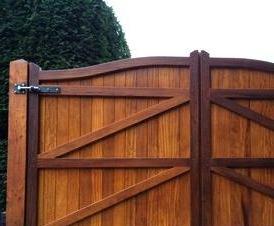 Деревянные распашные - тип 2