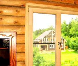 Деревянные рольставни на окна - тип 1