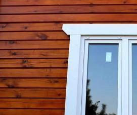 Деревянные рольставни на окна - тип 4