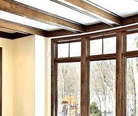 Деревянные рольставни на окна - тип 3