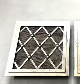 Деревянные вентиляционные решетки - вариант 4