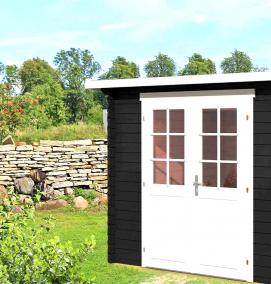 Деревянный хозблок для дачи - вариант 3