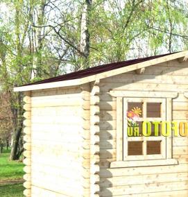 Деревянный хозблок для дачи - вариант 2
