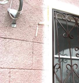 Деревянный окно решетка - вариант 4