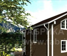 Деревянный сруб 9х9 м - модель 1