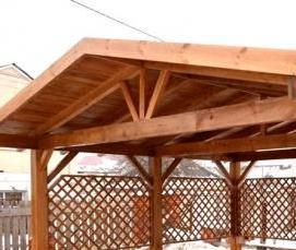 Деревянный сруб 9х9 м - модель 4