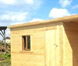 Деревянный сруб для дачи - тип 4