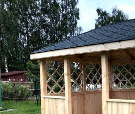 Деревянный сруб для дачи - тип 2