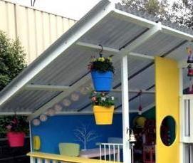 Детская беседка для дачи - вариант 1