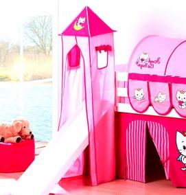 Детская кровать с горкой - модель 3