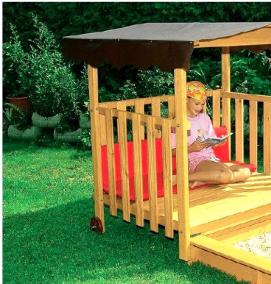 Детские песочницы для дачи - вариант 1