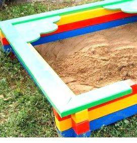 Детские песочницы для дачи - вариант 3