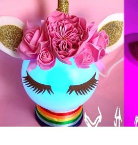 Детские светильники из фоамирана - тип 1