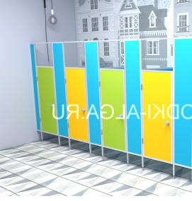 Детские туалетные кабины - вариант 2