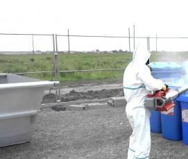 Дезинфекция мусорных контейнеров - вариант 3