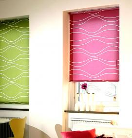 Длинные рулонные шторы - вариант 1