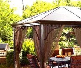 Дом беседка для дачи - модель 1