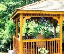 Дом беседка для дачи - модель 4
