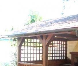 Дом беседка для дачи - модель 2