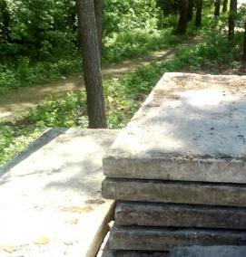 Дорожные плиты б/у - вариант 2