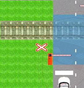 Дорожный знак приближение к перекрестку - тип 4