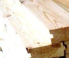 Доска обрезная обработанная антисептиком - вариант 2